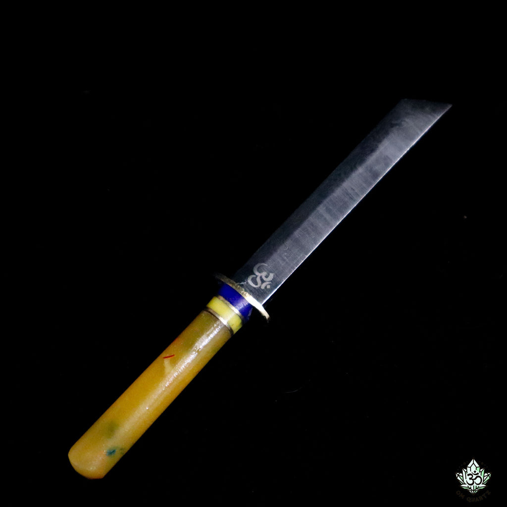 Damascus Steel Dab Tool (@AA_Knives)