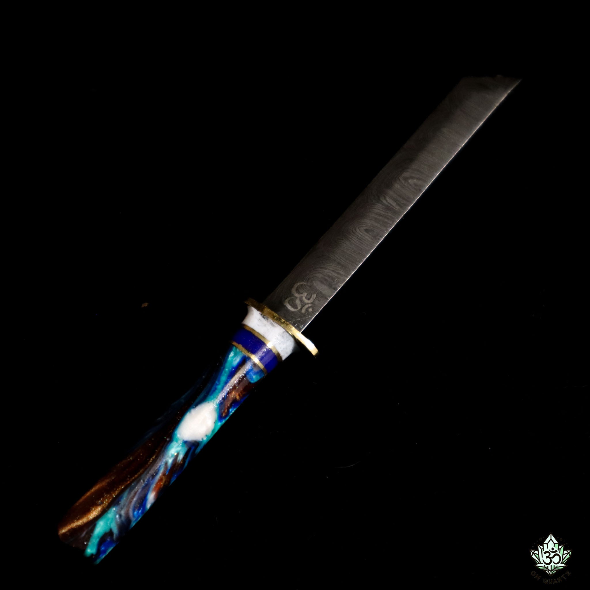 Damascus Steel Dab Tool (@AA_Knives)