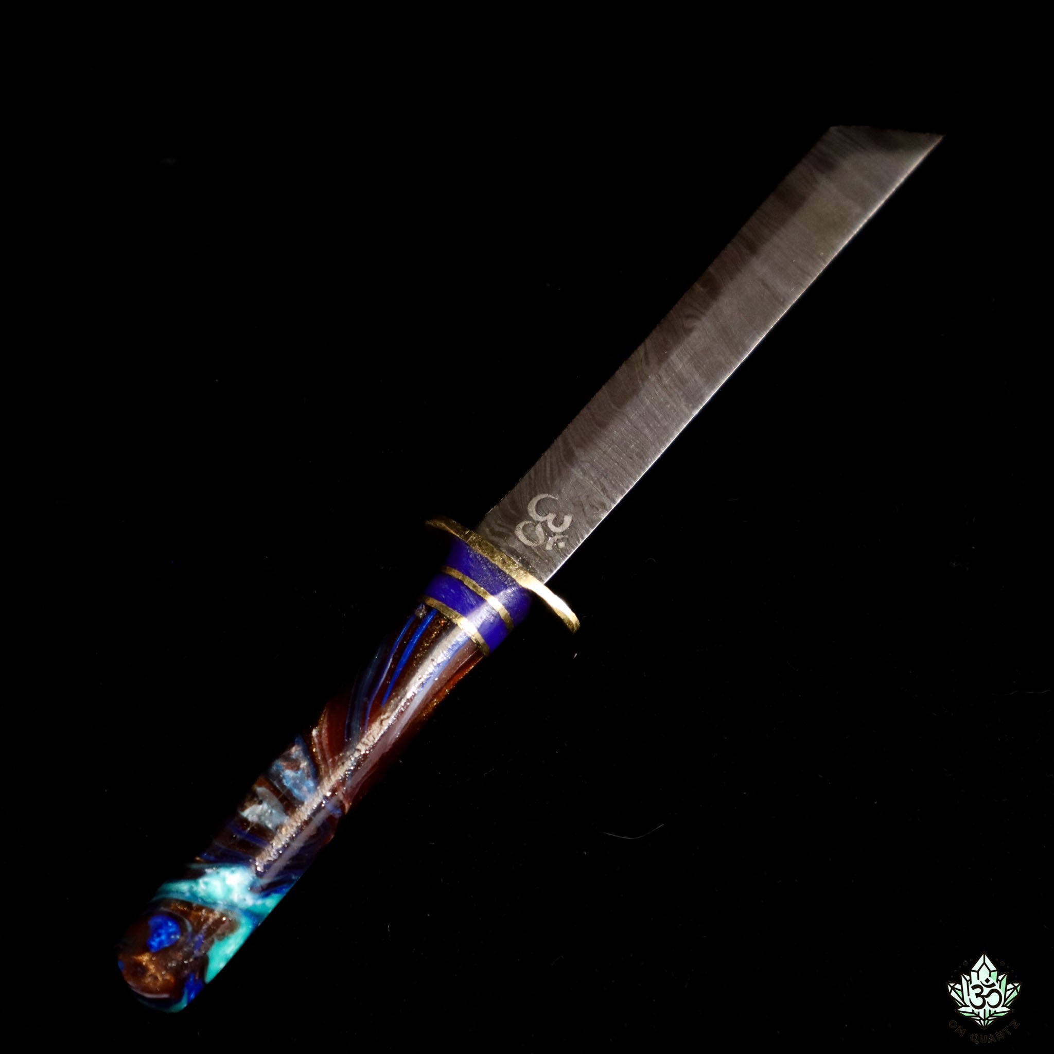 Damascus Steel Dab Tool (@AA_Knives)