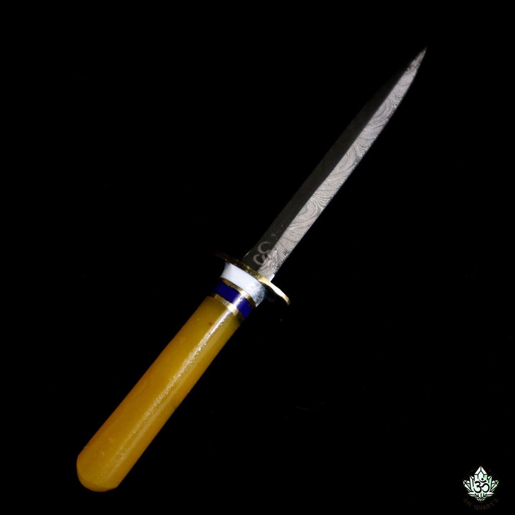 Damascus Steel Dab Tool (@AA_Knives)