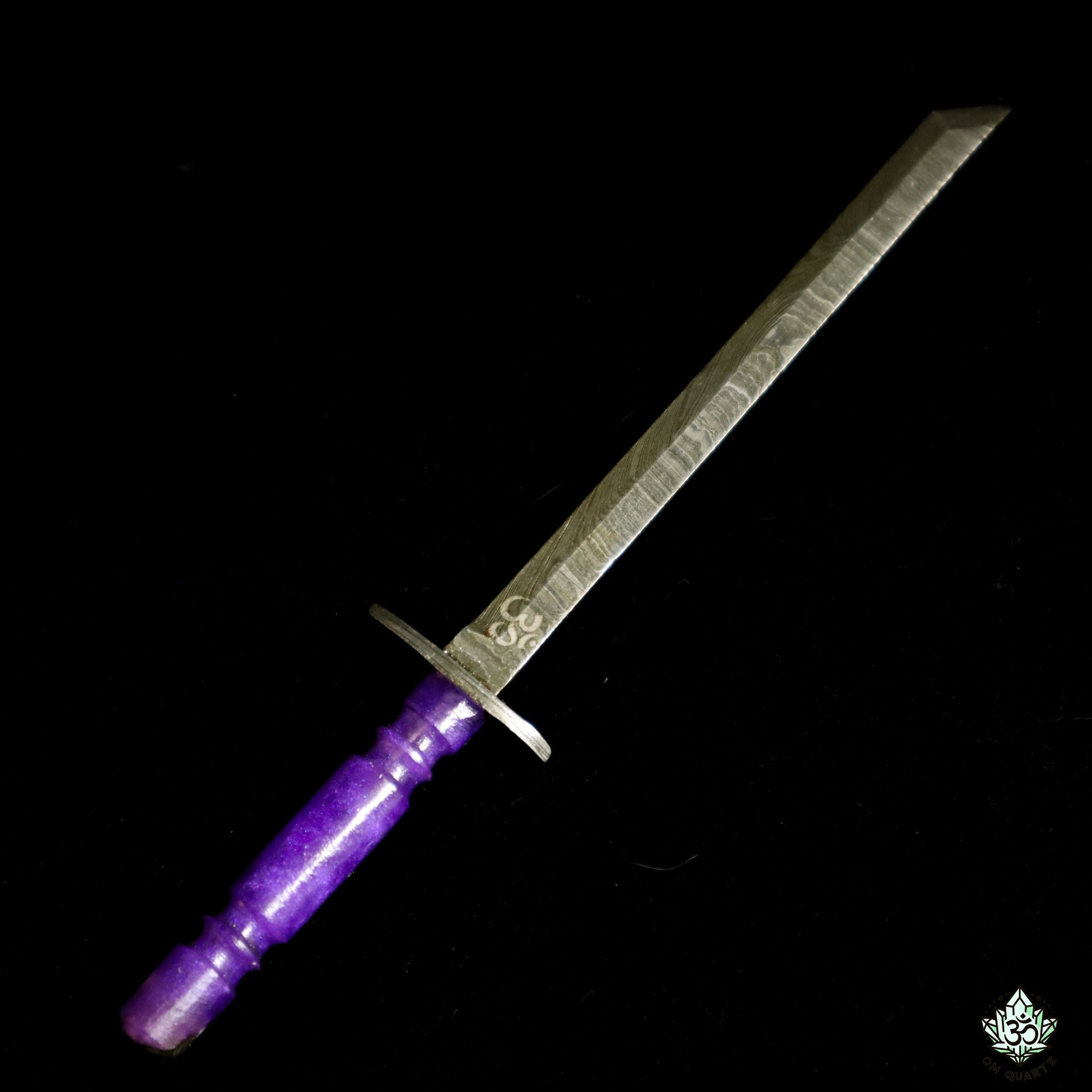 Damascus Steel Dab Tool (@AA_Knives)