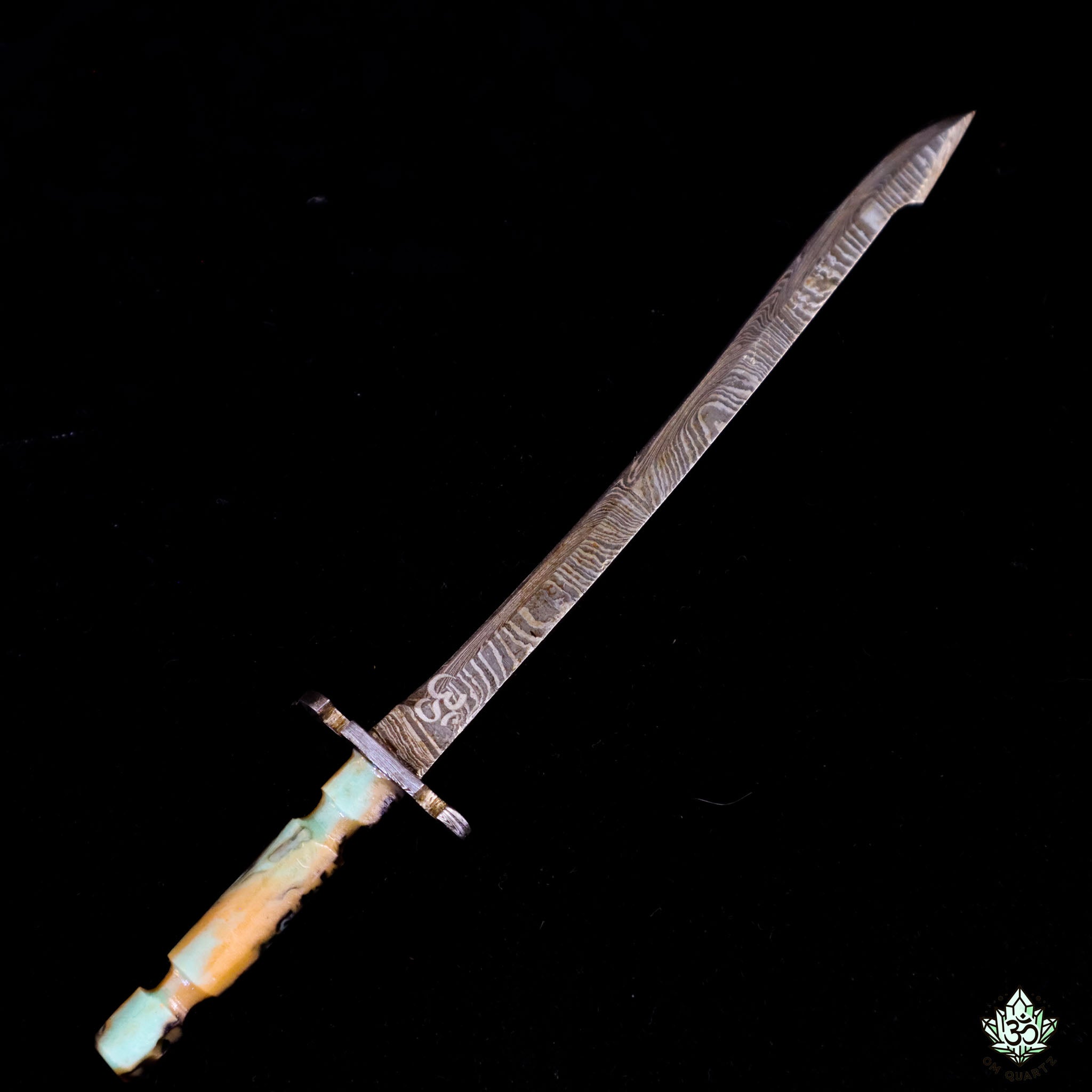 Damascus Steel Dab Tool (@AA_Knives)