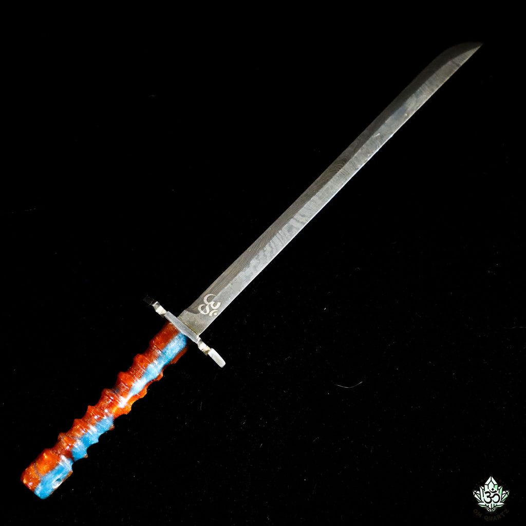 Damascus Steel Dab Tool (@AA_Knives)