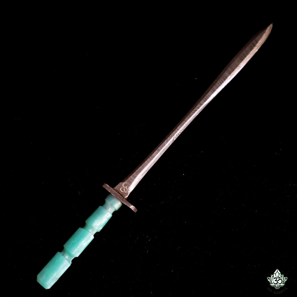 Damascus Steel Dab Tool (@AA_Knives)