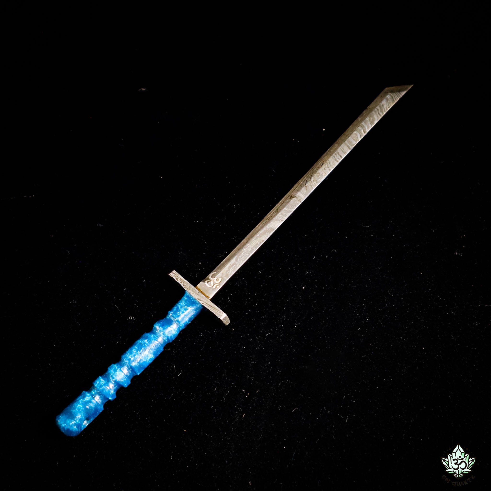 Damascus Steel Dab Tool (@AA_Knives)